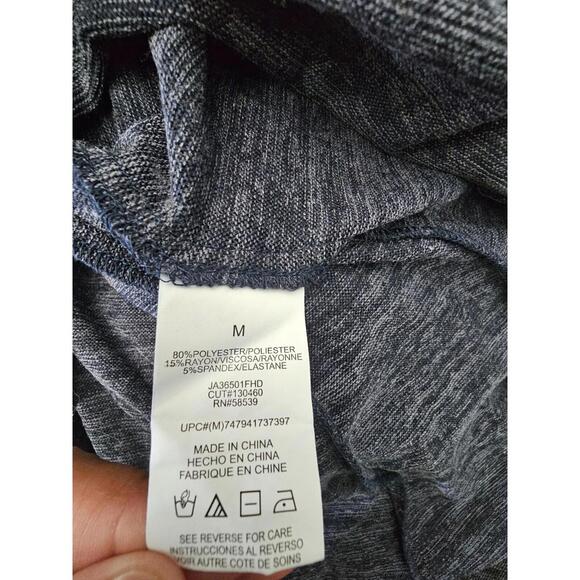 Woman's Speechless Long Sleeve Blue & Gray Dress Size Medium Fit & Flare - Picture 3 of 10